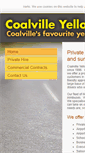 Mobile Screenshot of coalvilleyellowcabs.co.uk